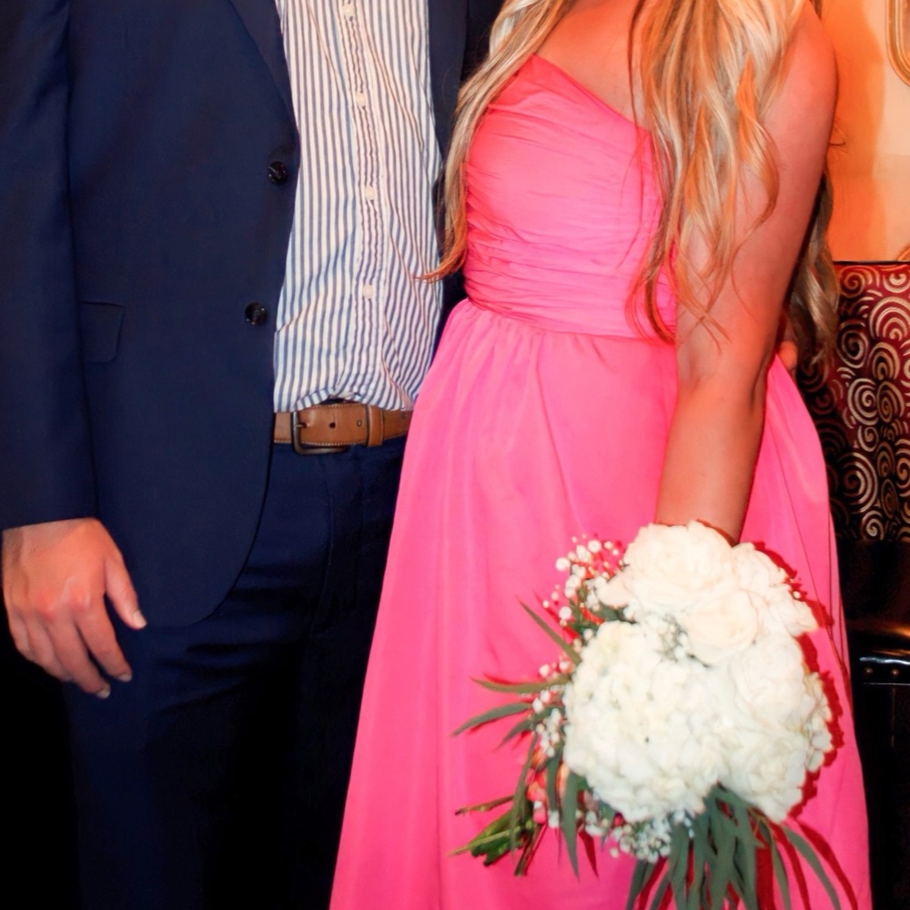 Pink Strapless Dress